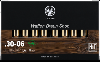RWS .30-06 HIT  10,7g 165 grain bleifrei 20 Stück 