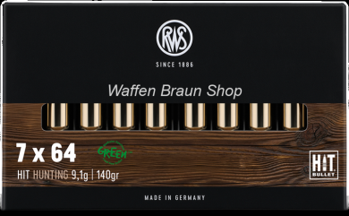 RWS 7x64 HIT -bleifrei- 9,1g/140gr 