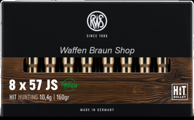 RWS 8x57IS HIT 10,4g/160 grain 20 Stück 
