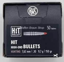 RWS Geschosse HIT .30 /9,7gr./150grs 50Stk 