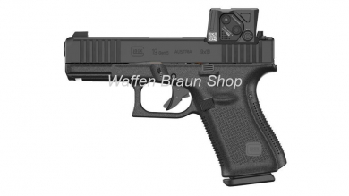 GLOCK Pistole G19 Gen5, FS, 9 mm Luger, Compact, A-CUT COA Combo 9mm Luger 