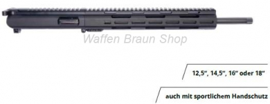 Schmeisser AR 15 Wechselsystem .22 lr 12,5“ Sport .22 lr  1:16“ 50 cm 1/2-28 UNEF Mündungskappe 