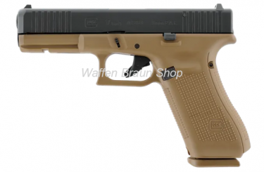 GLOCK 17 Gen5, 9 mm P.A.K., Coyote 
