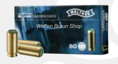 WALTHER 9 MM P.A.K., 50 Stück 