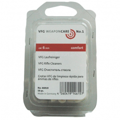 VFG Laufreiniger "comfort" für Langwaffen  6mm . Die Laufreiniger bestehen aus reinem Merino-Woll 