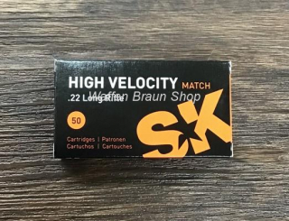 SK Randfeuerpatronen High Velocity Match, Kal. .22 l.r. a"50 Stück 
