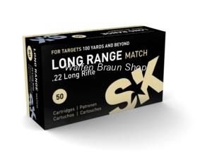 SK Randfeuerpatronen Long Range Match 40 grain 50 Stück 