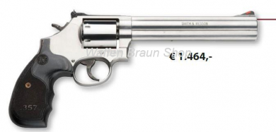 S&W Rev. Mod. 686 "3-5-7 MAGNUM SERIES", 7" FL, cal. .357 Mag., ungeflutete 7 Schuss Trommel 