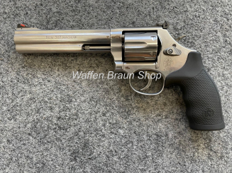S&W Rev. Mod. 686, 6" WO, cal. .357 Mag., stainless, 6 Schuss Trommel 