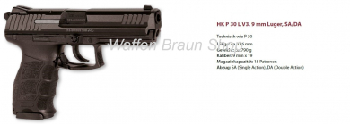 Heckler & Koch P30L (V3) 9mmx19 