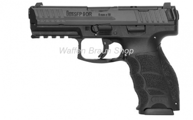 HK-Pistole SFP9-Optical Ready,Push Button  Kal. 9 mm, schwarz, inkl. zwei 15-Schuss Magazine, 