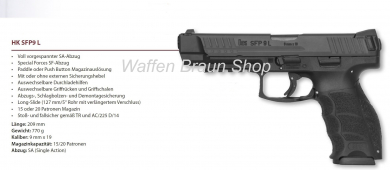 HK Pistole SFP9L-SF Kal. 9mm schwarz 