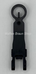Klappkorn geschlossen, f. MR308/MR223, zu Schnellwechselvisier, schwarz, Visierlinienhöhe 33mm 