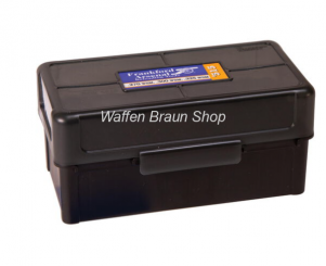 Frankford Arsenal Munitionsbox #515 mit Scharnier f. 50 Patronen .270 WSM, 7mm SAUM, .300 WSM 