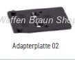 Adapterplatte 02 für z.B. Trijicon RMR u. SRO, Holosun 507C/407C/508T, Riton, Axion für Walther PDP 