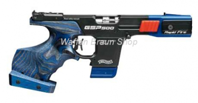 Walther GSP500 .22L.R. Griff rechts Größe M Rapid Fire 