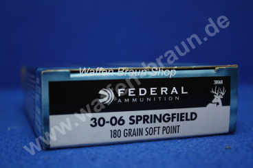 Federal .30-06 SPRINGF.180GR SOFT POINT #3006B 20 Stück 