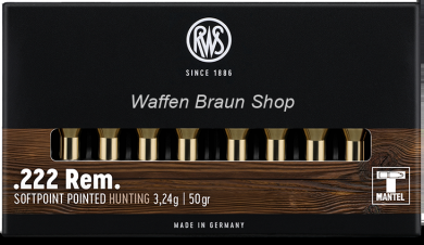 RWS .222 REM TMS 3,24G 20ER 