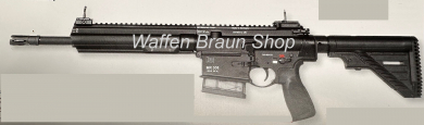 HK SLB MR308, A3-Version, geschlossenerHandschutz Kal. .308 Win., 13", schwarz, sportliche Zulassung 
