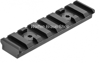 UTG PRO M-LOK, 7 Slot, Picantinny Rail Section,Black 