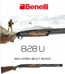 Benelli 828 U STEEL BE.S.T. BLACK  12/76 76cm 