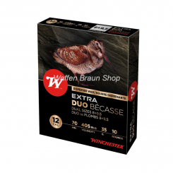 Winchester ,EXTRA,DUO BECASSE,12-70,20mm,35g,P8+9.5,10 Stück 