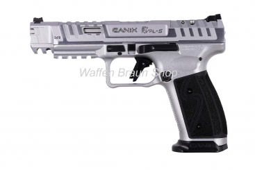 Canik TP9 SFx Rival-S, Kal. 9x19, SAO,Chrome, 18 Schuß, inkl. Ersatzmag. 