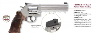 Smith & Wesson 686 Deluxe Match Master.357 Mag 