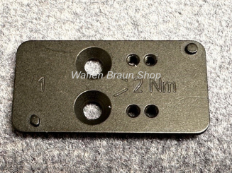 Adapterplatte NEU Mx4 f. DocterSight ,MeosightIII,Insight MRDS,Burris Fastfire 2/3 f. SFP9-OR 