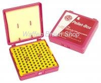 ahg-PELLET-BOX Farbe Pink Die sichere Wettkampfpackung.Einfach zum Befüllen und leicht zu entnehmen. 