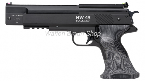 WEIHRAUCH HW 45 Black Star Luftpistole 4,5mm 