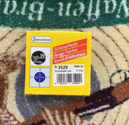 Zweckform Schusspflaster Grau 16mm Selbstklebend, in Spenderpackung mit ­ca. 1.000 Stück. Überläufer 