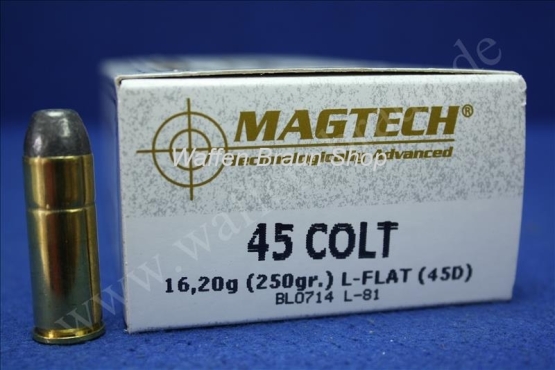 Magtech.45COLT LFN 250GRS A50  #45D 