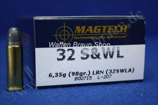 Magtech.32S&W LRN 98GRS A50 #32SWLA 