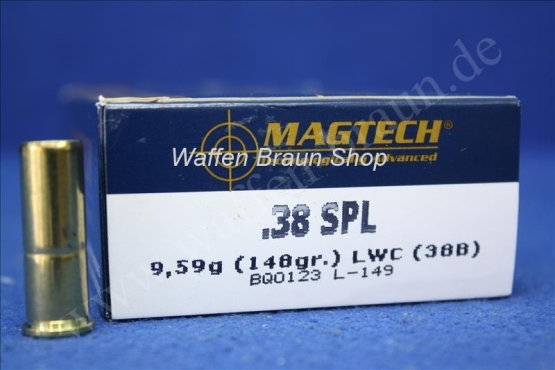 Magtech.38SPL LWC 148GRS A50   #38B 