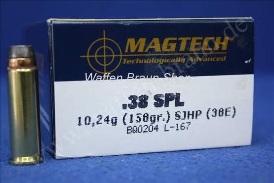 Magtech.38SPL SJHP 158GRS A50  #38E 