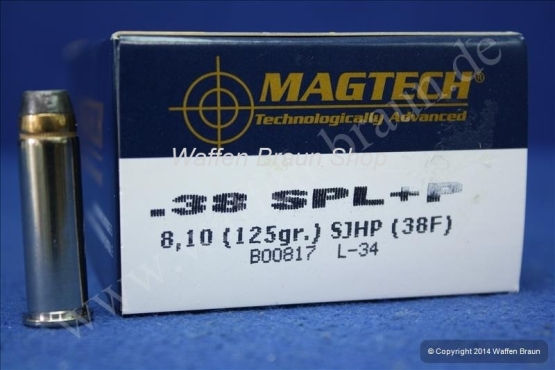 Magtech.38SPL SJHP+P 125GR A50 #38F 