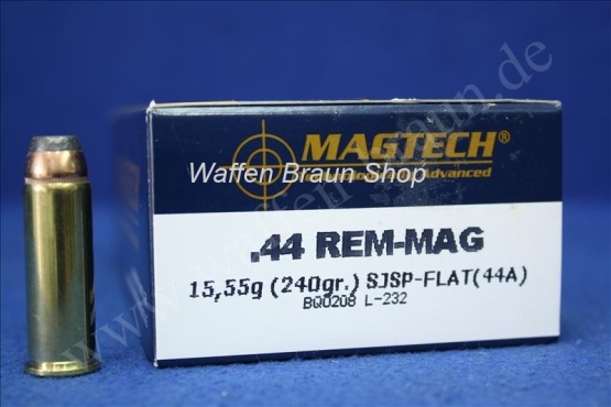 Magtech.44RM SJSP-FL 240GRS A50#44A 