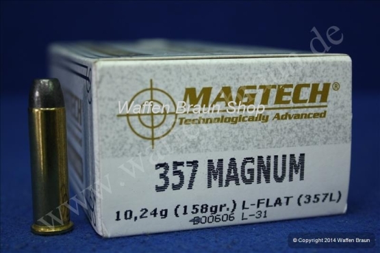 Magtech-357MAG LFN 158GRS A50 #357L 