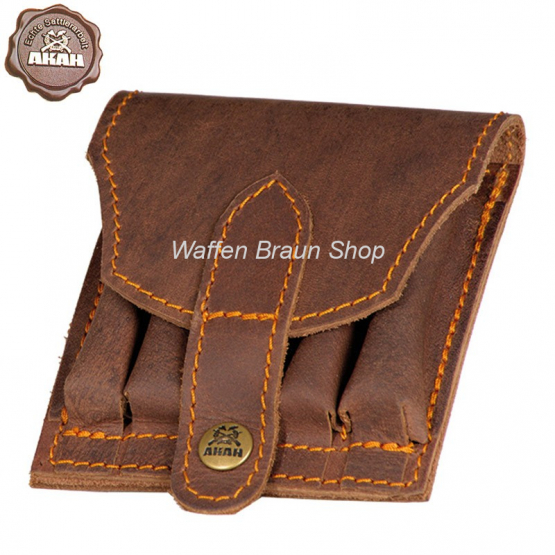 AKAH Patronenetui Pull-up Leder 