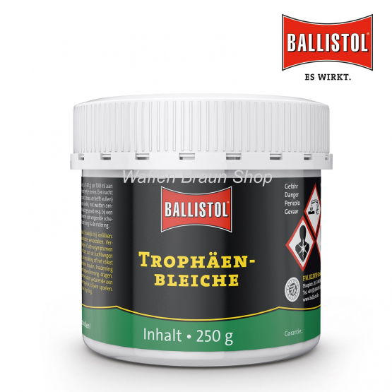 BALLISTOL Trophäenbleiche Schädel und andere Knochenteile können Sie sowohl bei der Erstpräparation 