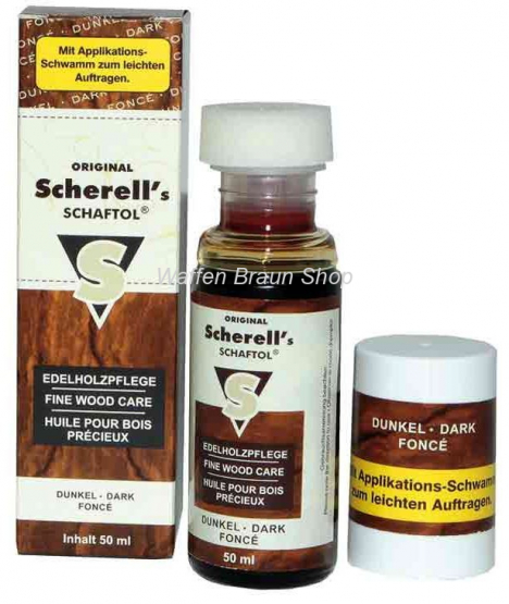 Original Scherell´s SCHAFTOL 50ml dunkel 