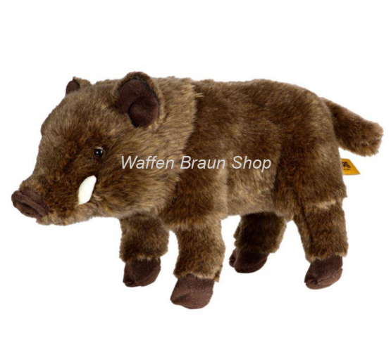 Plüschtier Wildschwein Länge: 30 cm Füllung aus 100% Polyester 