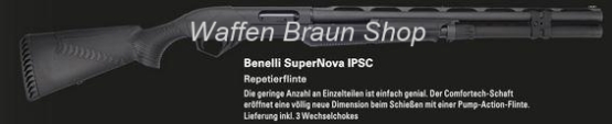 BENELLI  Repetierflinte Supernova IPSC	 12/89 LL 61cm 
