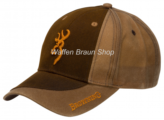 Browning Cap Two Tone Wax DK Brown/BRN 