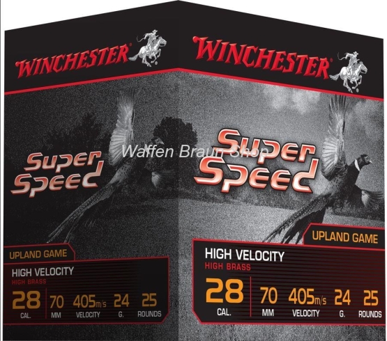Winchester SUPER SPEED G2,28-70,16mm,24g,P75,25 Stück 