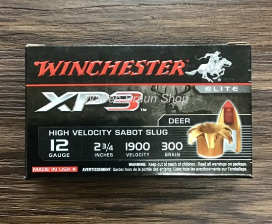 WinchesterSLUG SABOT,SUPR ELITE XP3,12-70,19,5g,5 