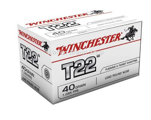 Winchester 22LR,T22,40gr,LEAD ROUND NOSE, 50 Stück 