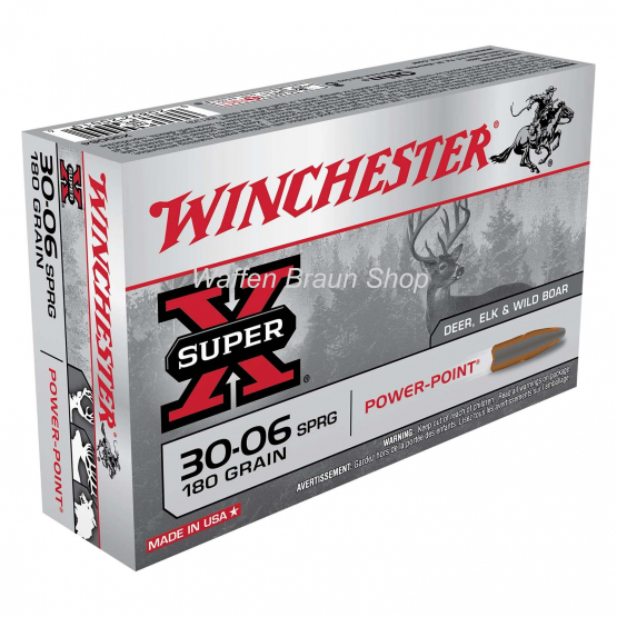 Winchester CX3006LF 30-06Spr,SUPER-X,150gr,POWER CORE 95/5,  Bleifrei 20 Stück 