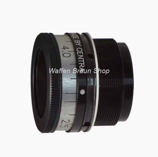 Centra Glasringkorn M22 , 3,8-5,8 R-Br:2,0 Silber, Geschliffenes Glas, Gleichbleibende Ringbreite. 